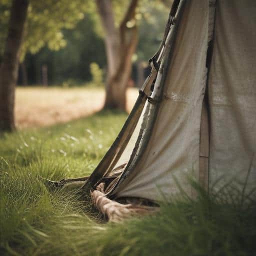 "Evicted Family Lives in Tent: A Struggle for Home and Hope"