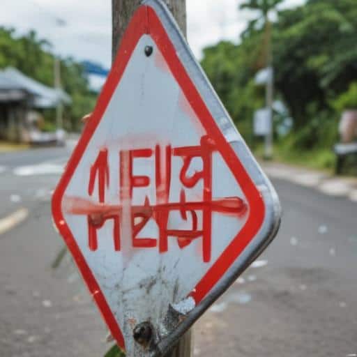 Fiji's Road Safety Threatened: Vandalism on the Rise!