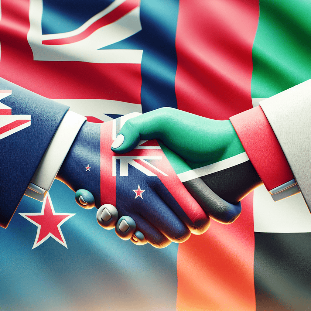 Illustration of NZ Prime Minister: NZ-UAE trade deal to cut export tax by 98.5 percent