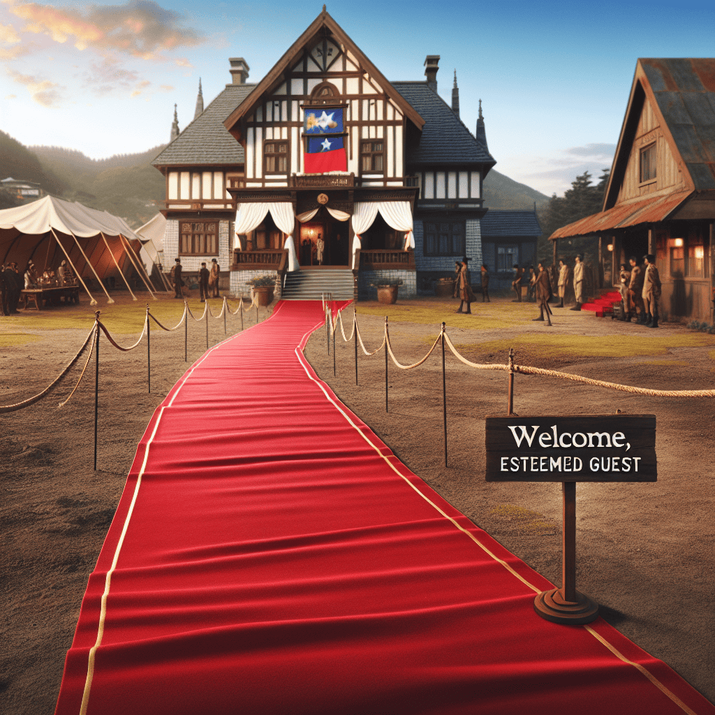 Illustration of Ra village accords Ratu Niudamu special welcome