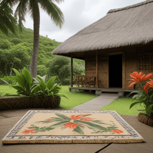 Illustration of Ra village accords Ratu Niudamu special welcome