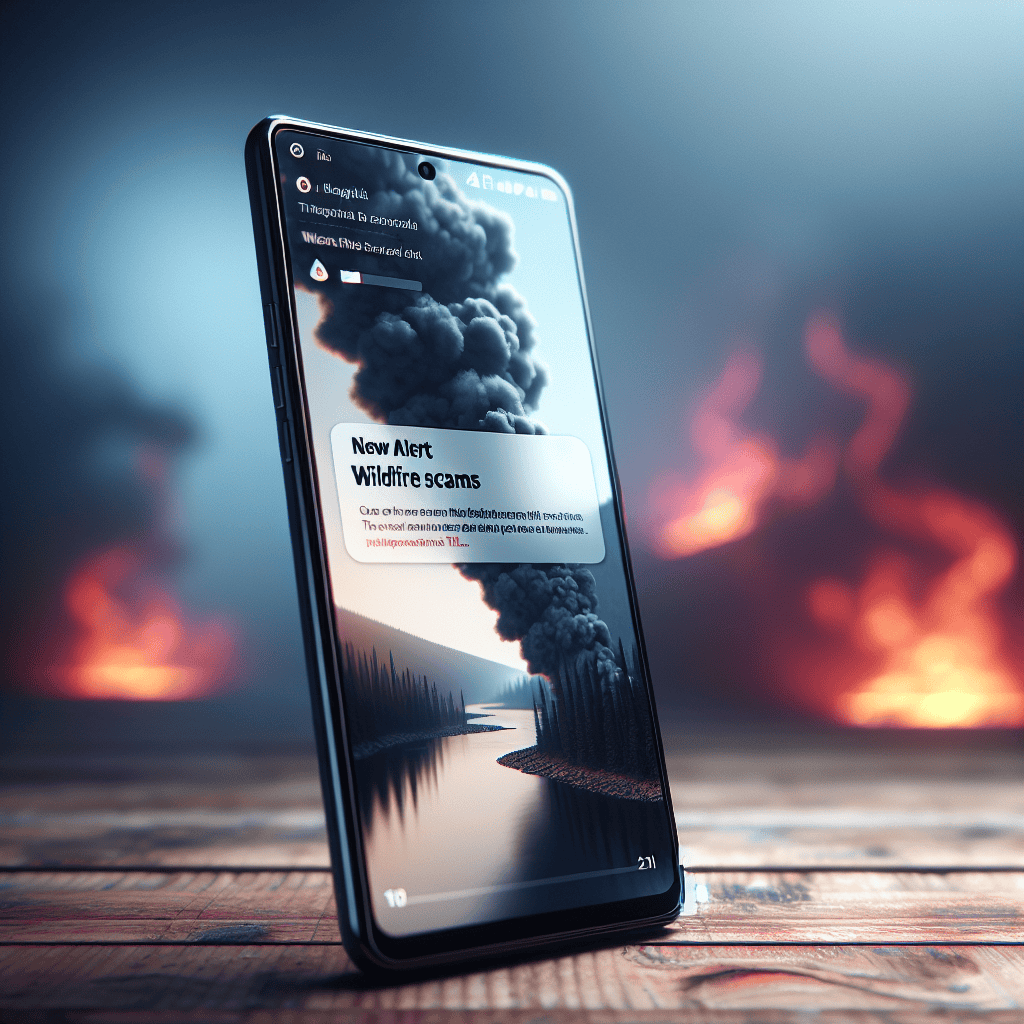 Illustration of Scam artists are taking advantage of the Los Angeles-area wildfires, officials warn