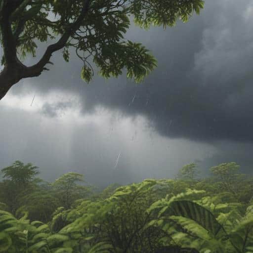 Severe Weather Alert: Heavy Rain and Strong Winds Forecast for Fiji Group