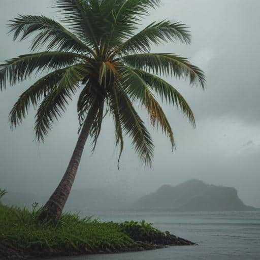 Severe Weather Alert: Heavy Rain and Strong Winds Forecast for Fiji Islands