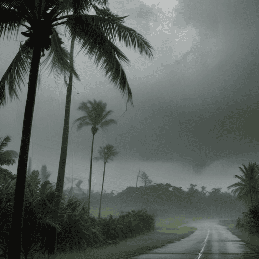 Severe Weather Alert: Heavy Rain and Thunderstorms Expected Across Fiji with Flash Flood Risks