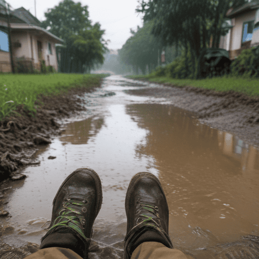 Students At Risk Due To Flooded Maururu Bridge