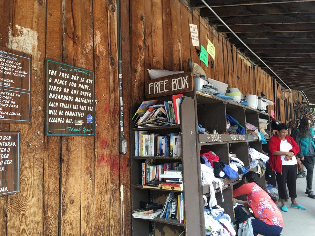 On a side street in Telluride