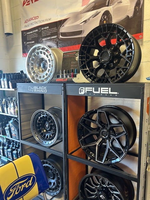 High-quality alloy car rims for performance and style at First Auto Garage. Perfect for upgrading yo.