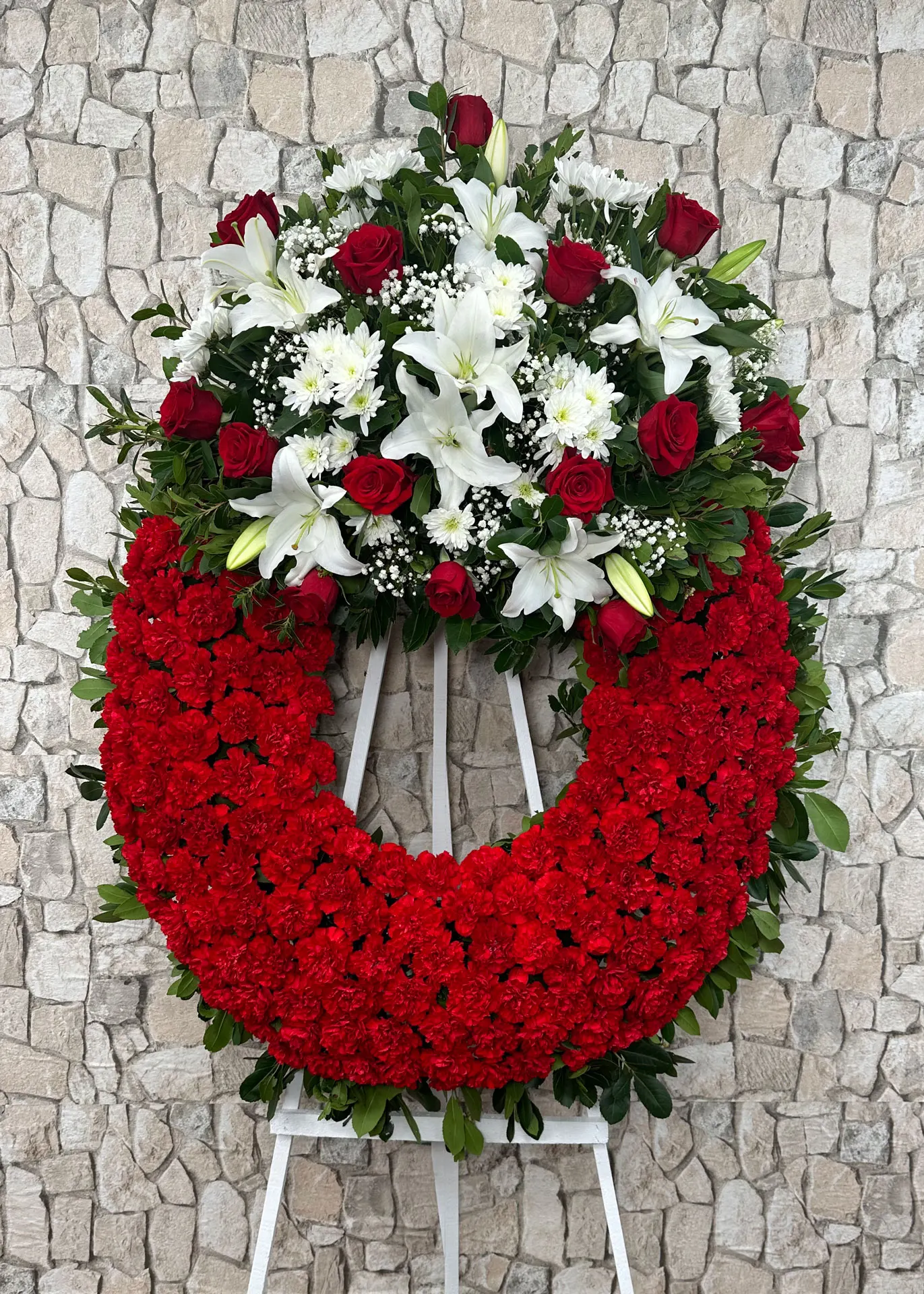 Corona de flores Orcero