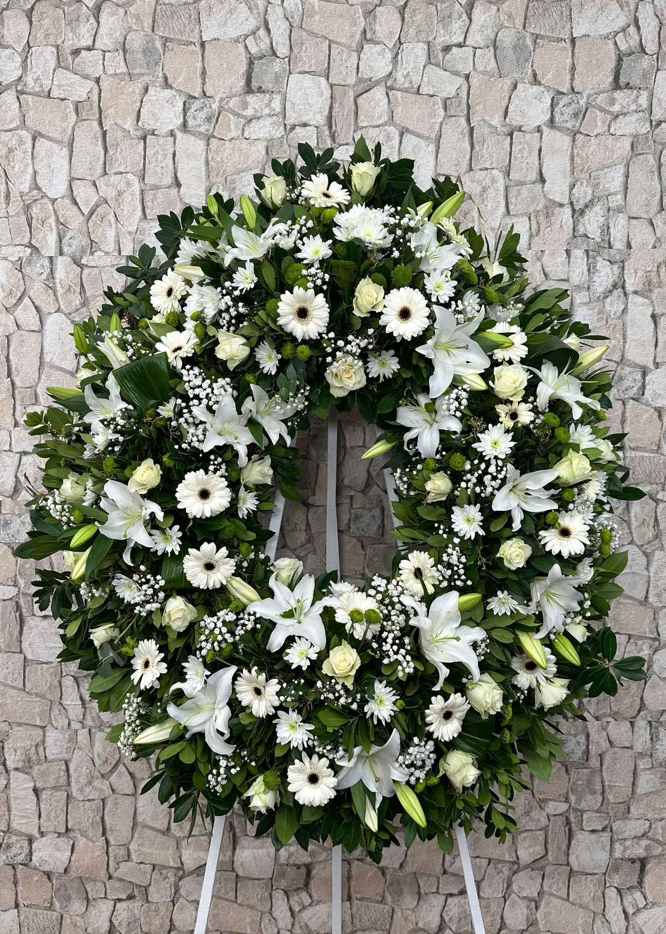 Corona de flores Linares