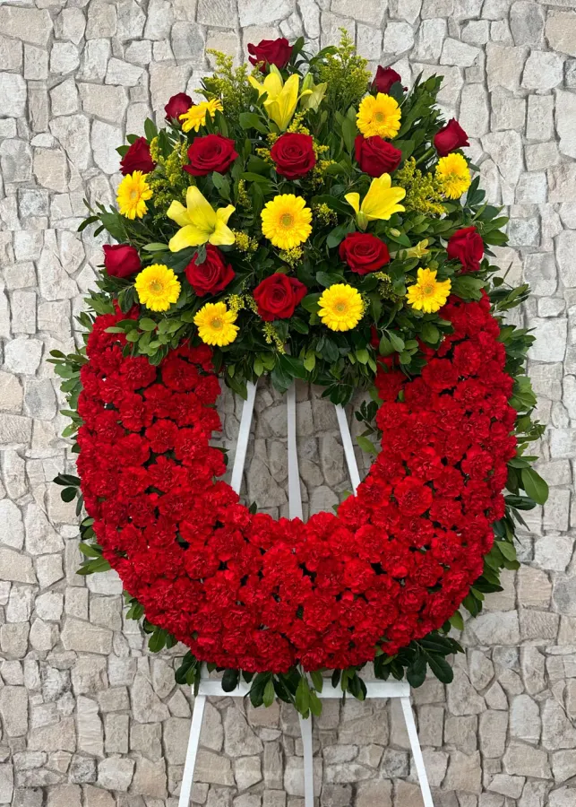 Corona de flores Adamuz