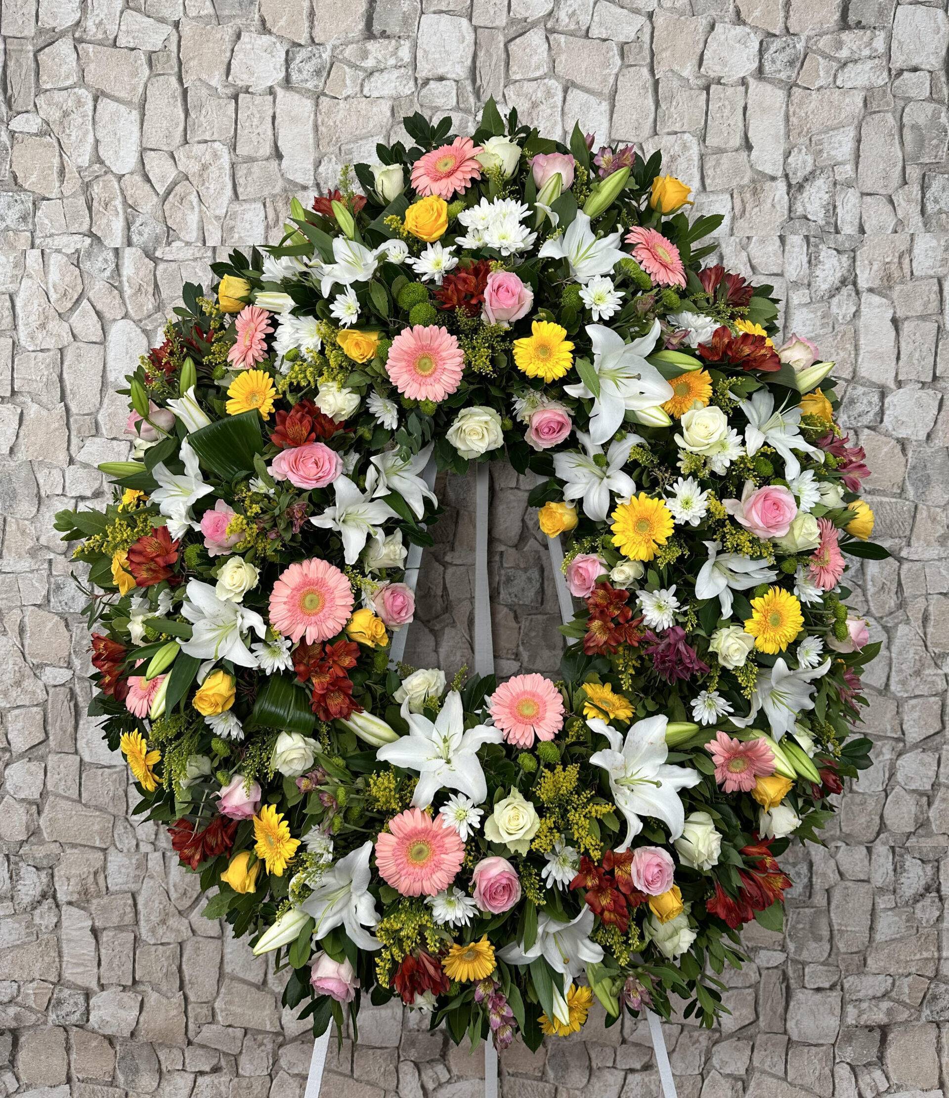 Corona de flores Gilena