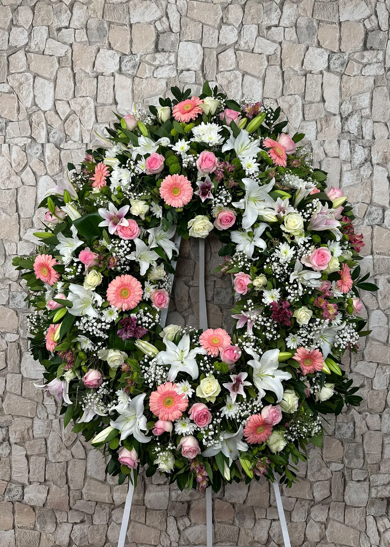 Corona de flores Batán