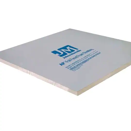 Insulation panel with John-Matt logo, ideal for structural and thermal insulation applications.