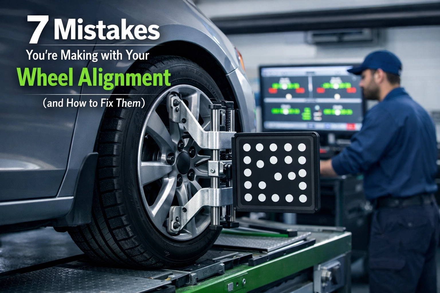 Wheel alignment inspection and repair for optimal vehicle handling and safety.