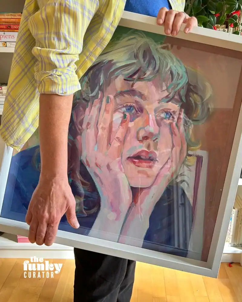 portrait art print for Funky Curator