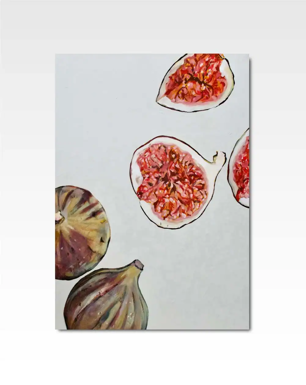 Figs On Stone Canvas |  Limited Edition Print By Jeannine Läderach