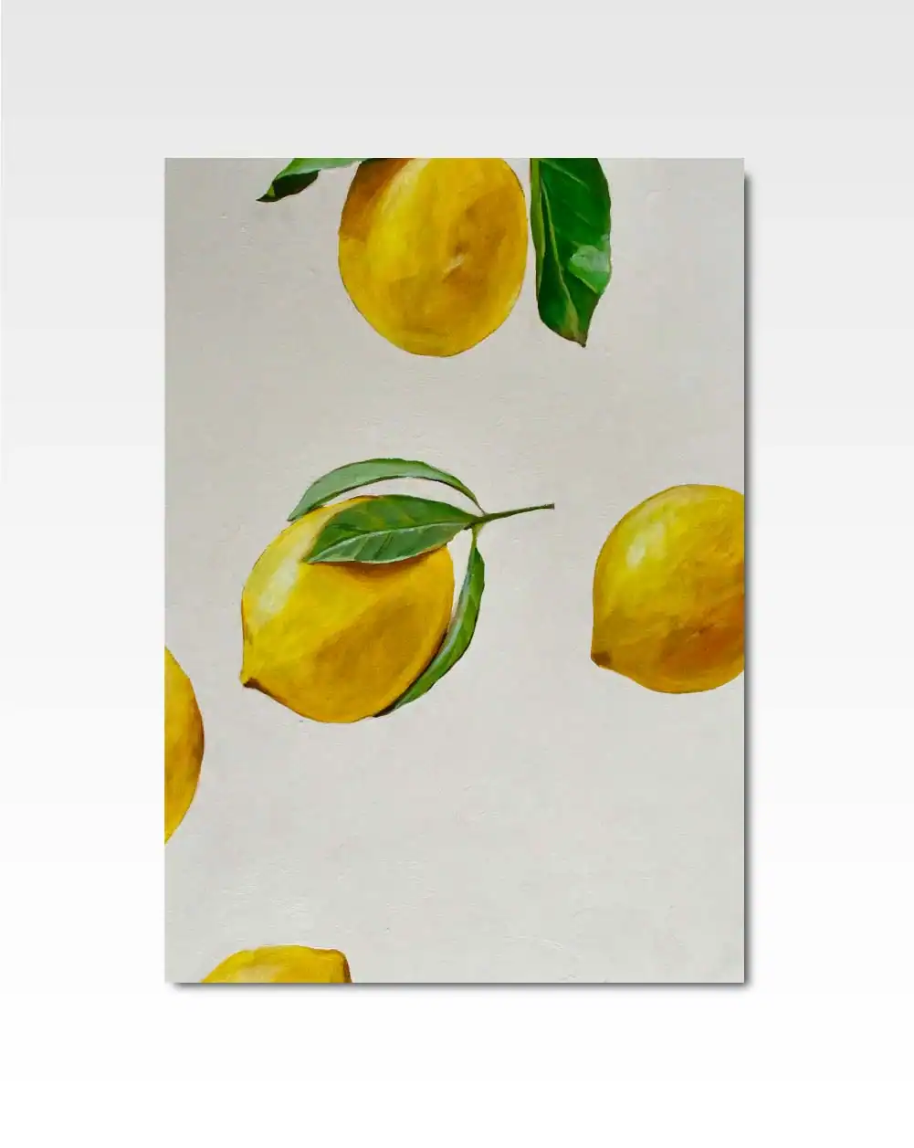 Lemons On Pink Blush |  Limited Edition Print By Jeannine Läderach