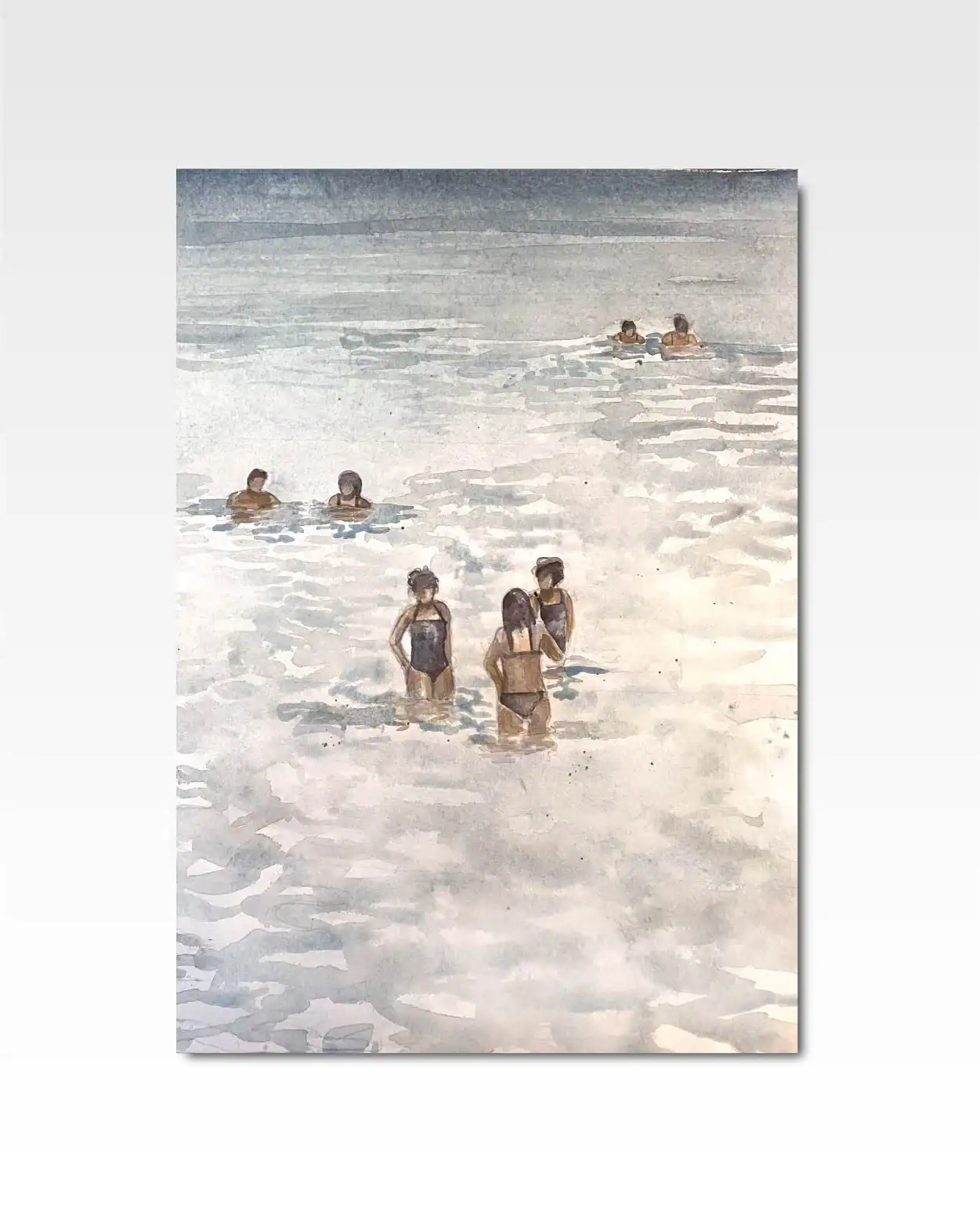 The Lake Original Artwork by Lulaloo