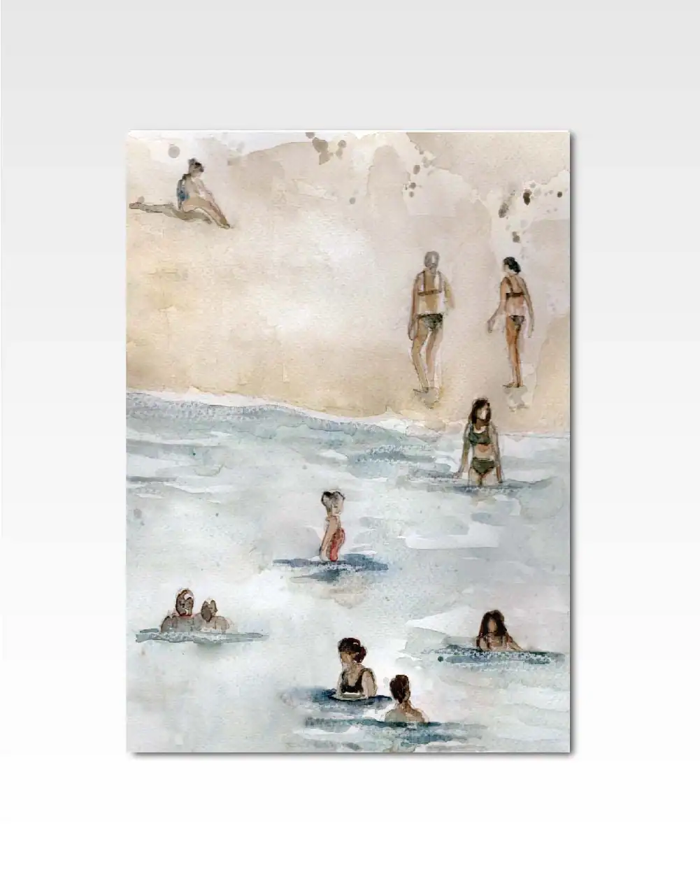 Beach in Menorca One |  Limited Edition Print By Lulaloo.