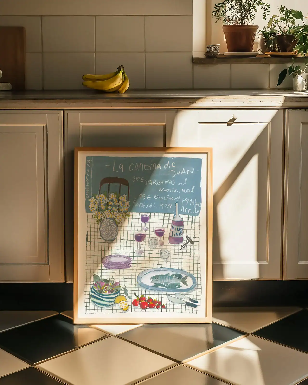 La cantina kitchen artwork by Lulaloo