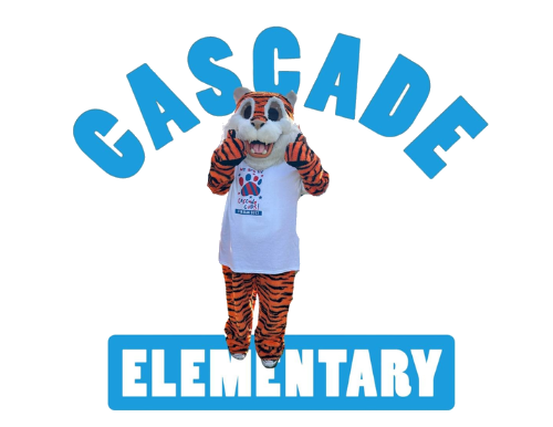 Mascot in tiger costume representing Global Car Care at elementary school event.