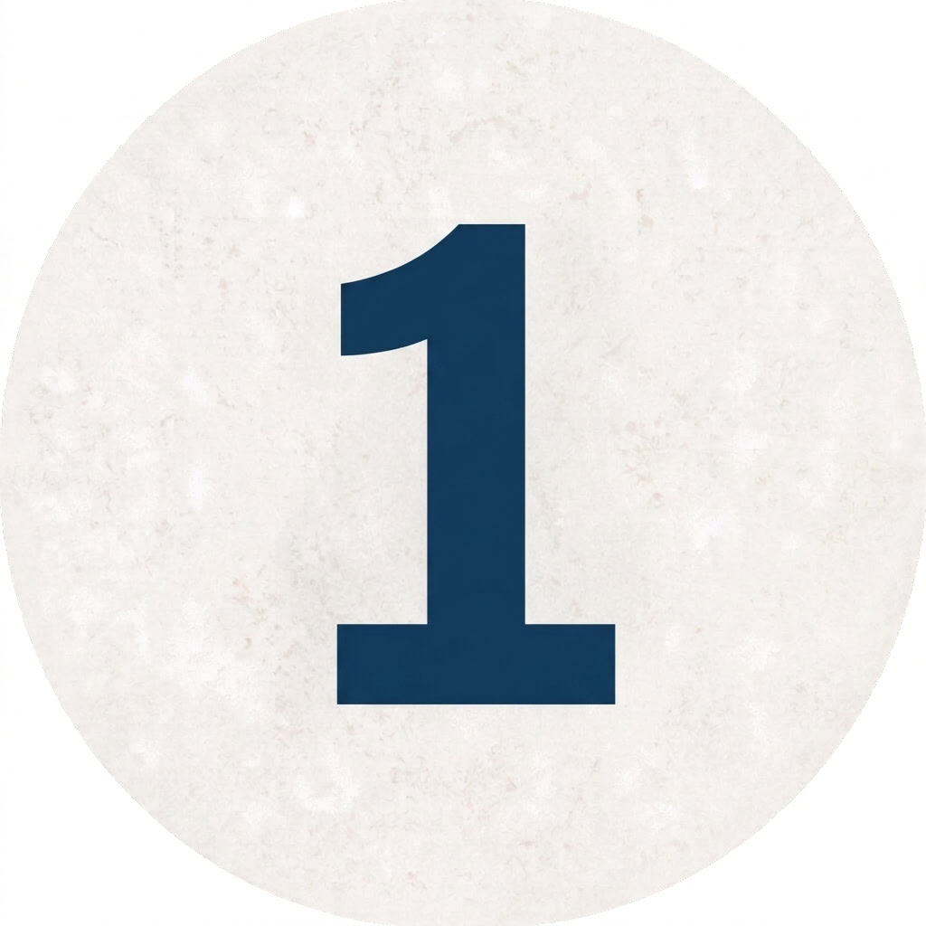 Number one icon representing top quality car repair service.