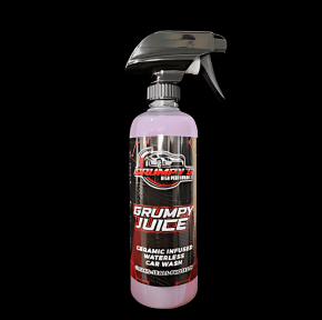 Grumpy's Hot Rod car care spray for vehicle detailing and protection.