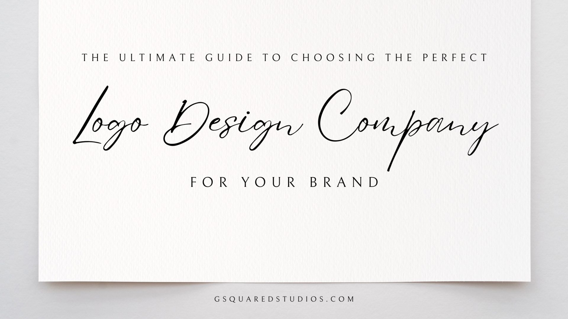 Choosing the Perfect Logo Design Company