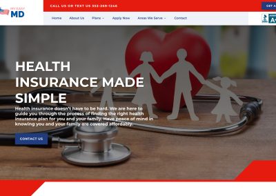 My Easy MD Insurance Agency Website