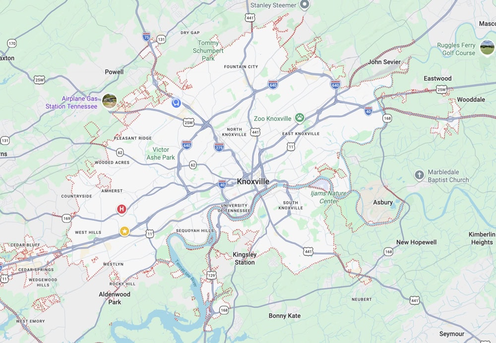 Service Area Business SEO in Knoxville