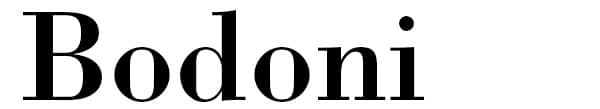 bodoni