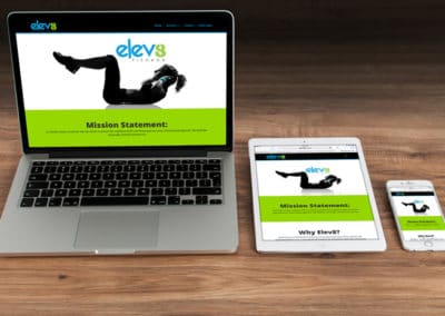 Elev8 Fitness Website Design
