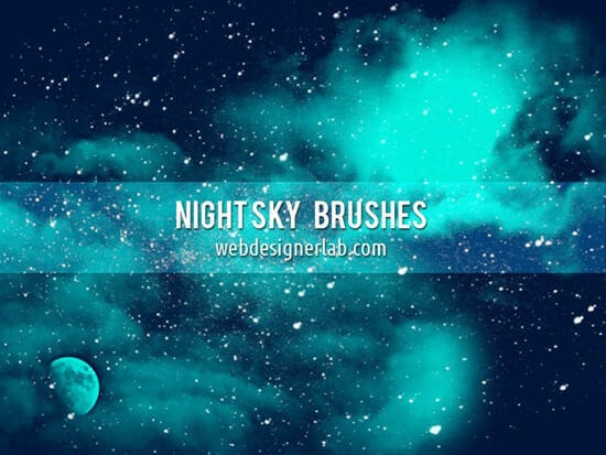 night sky brushes