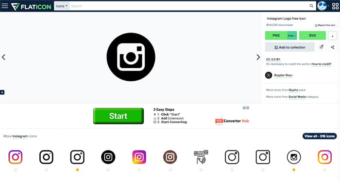 FlatIcon - Icon library for designers