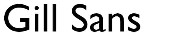 gill-sans