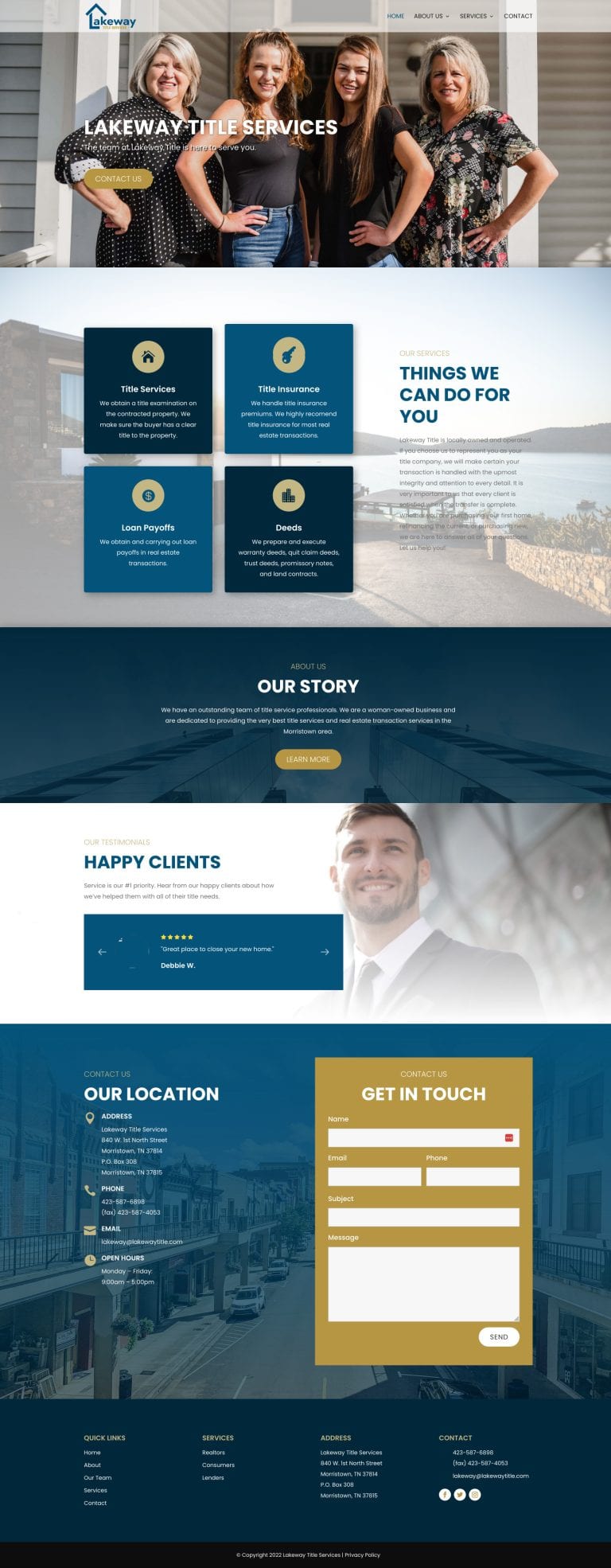 Lakeway title website