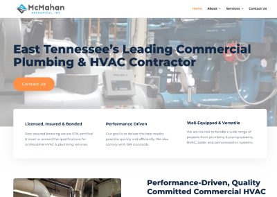 McMahan Mechanical HVAC Website