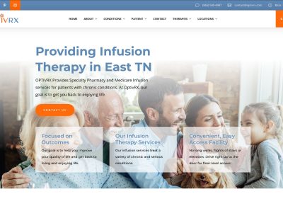 OPTIVRX Infusion Therapy Website