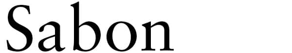 sabon is one of the most elegant classic fonts