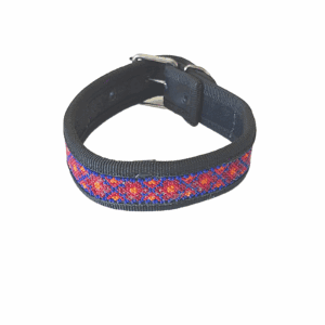 Collar Modelo  Ojo de Dios  Variante Azul y Rojo