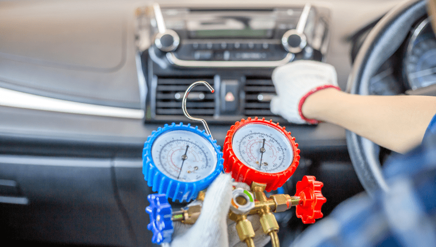 AC system recharge and repair for optimal vehicle comfort.