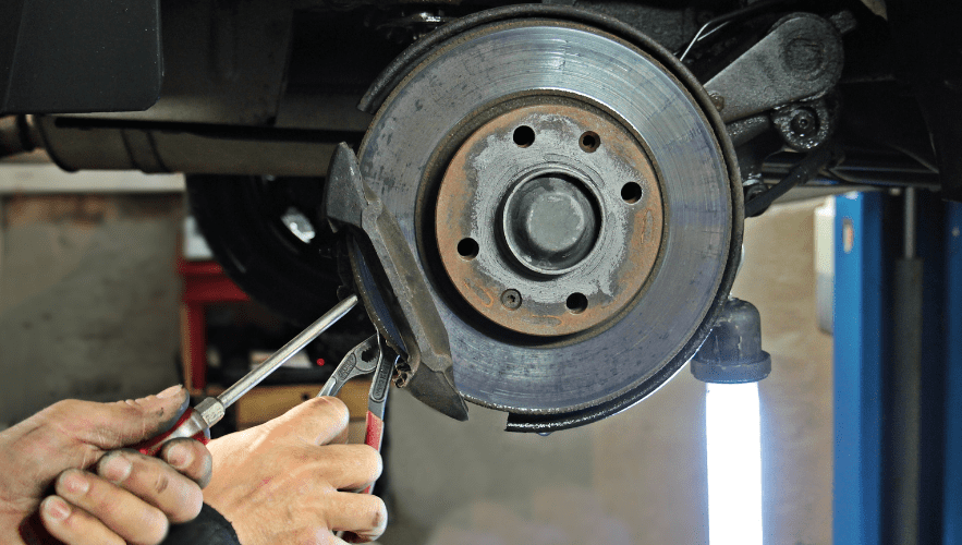 Brake system inspection and repair services for safe driving.