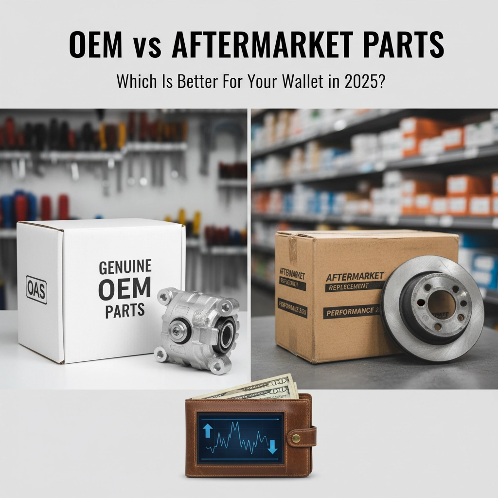 OEM vs aftermarket auto parts comparison for vehicle repair choices.