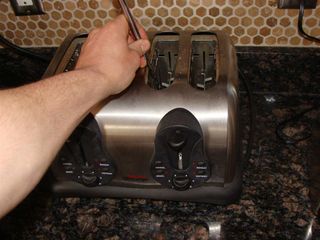 Knife in Toaster