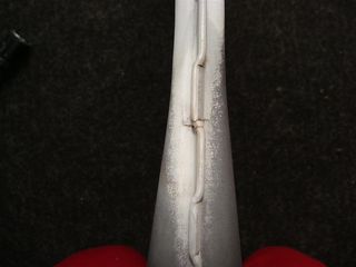 Cracked Heat Exchanger Outside