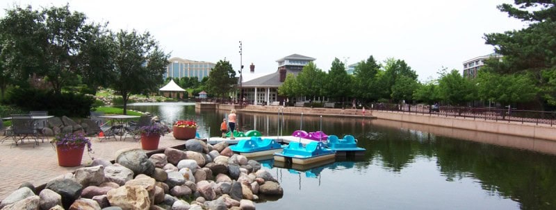Centennial lakes-paddle boats