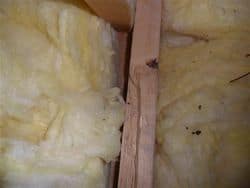 Poorly installed fiberglass batts 4