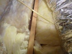 Poorly installed fiberglass batts 3