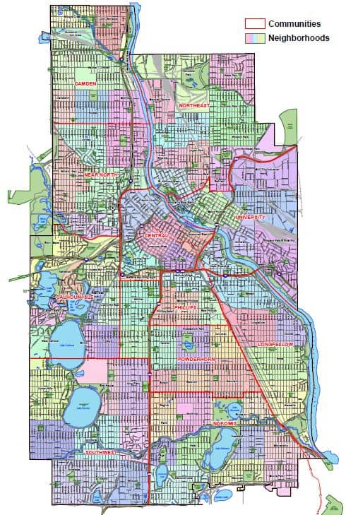 Mpls-neighborhood communities 